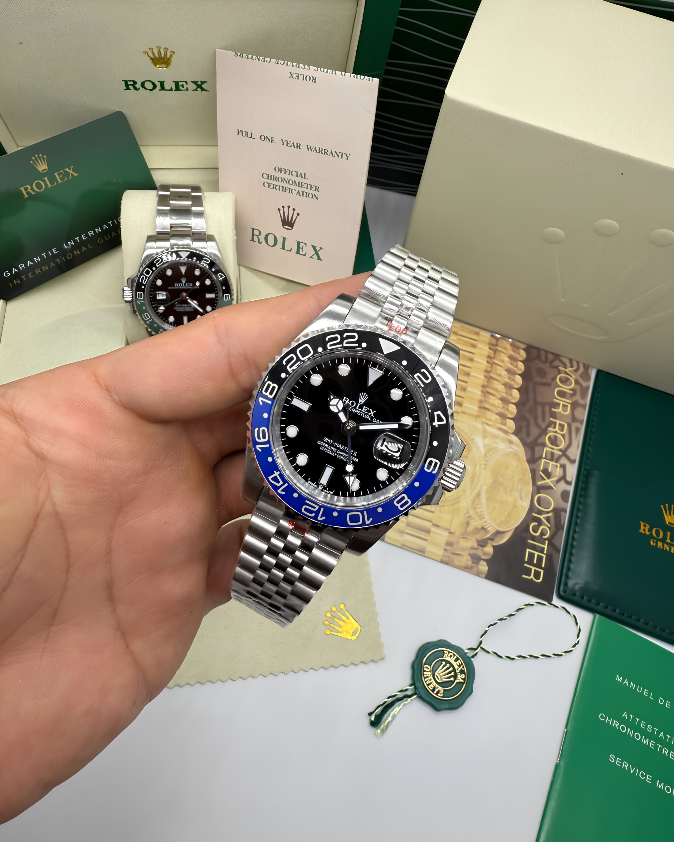 Rolex GMT-Master II Batman Jubilee